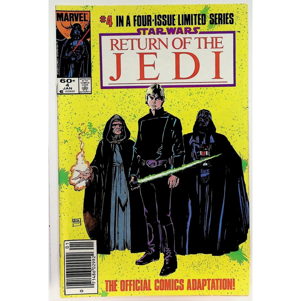 Star Wars Return of the Jedi #4 Marvel 1983 1st Nien Nunb Newsstand VF/NM